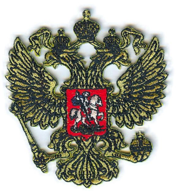 Машинная вышивка гербов